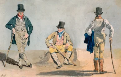 A Tri-Portrait of the Architect Anthony Salvin (1799-1881)